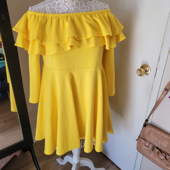 YELLOW rue 107 skater dress - Picture 3 of 8